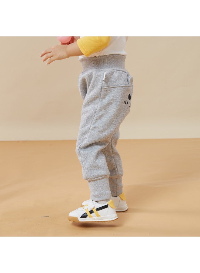 Bornbay baby Boys' & Girls' Pants For Spring/fall - Solid Color Casual Long Pants With Cover - Image 5