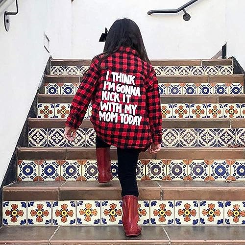 MERSARIPHY Toddler Long Sleeve Shirt Baby Boy Girl Plaid Top for Toddler Spring Winter Coat for Kid (Red Plaid, 2-3 T) - Image 5