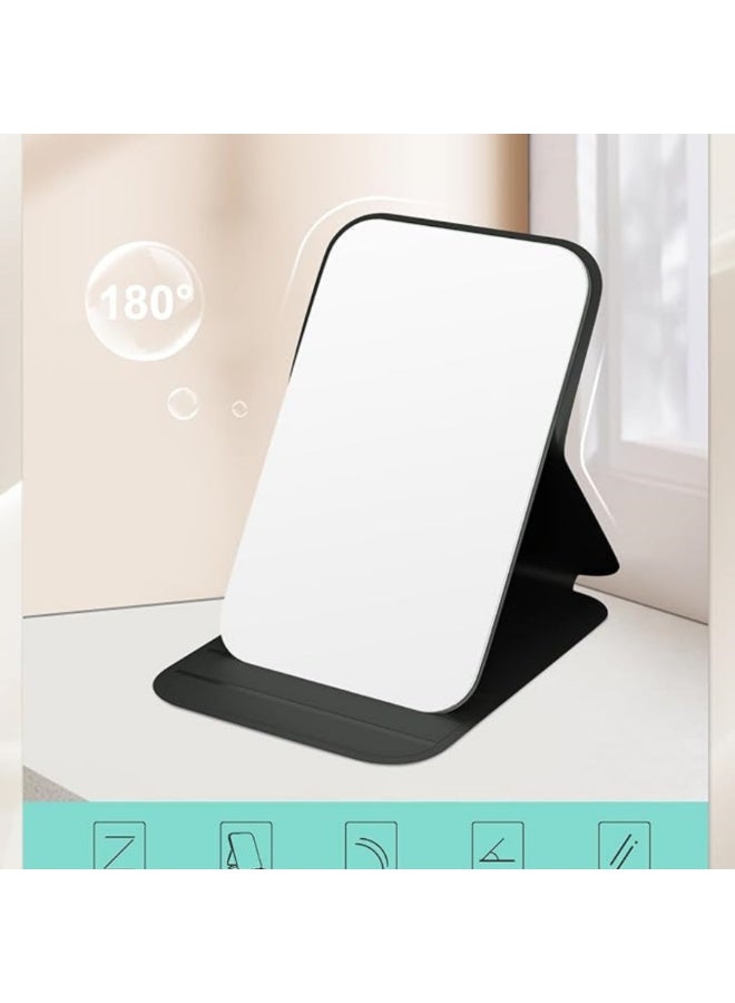 فيندكس مرآة مكياج محمولة قابلة للطي - حجم صغير مناسب للسفر، مرآة زينة خفيفة الوزن للاستخدام اليومي في المحفظة والحقيبة - Image 5