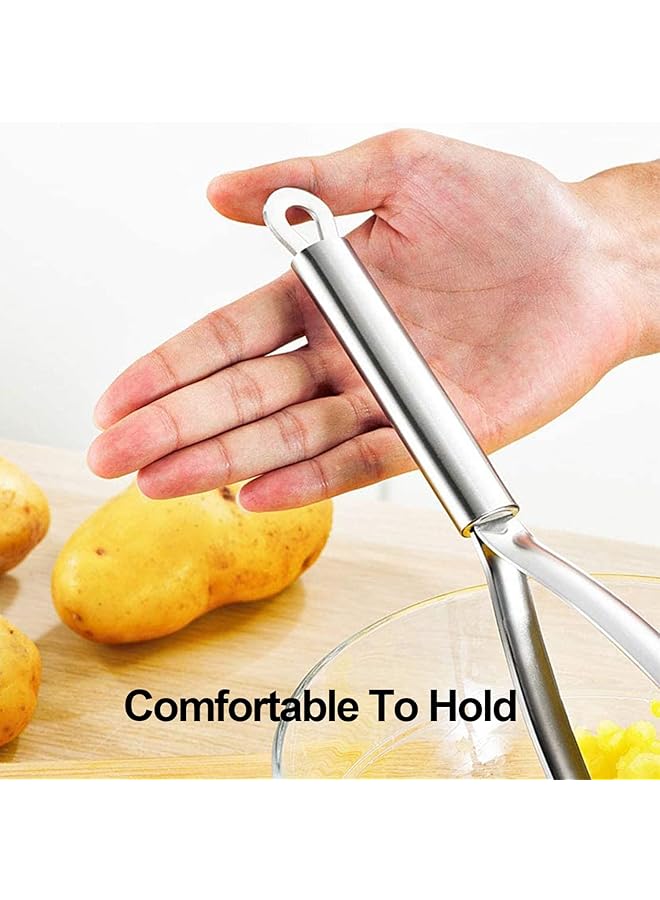 KASTWAVE Potato Masher Stainless Steel Household Heavy Duty Potato Masher Vegetable Masher,Cooking And Kitchen Gadget For Kitchen, Restaurant - Image 5