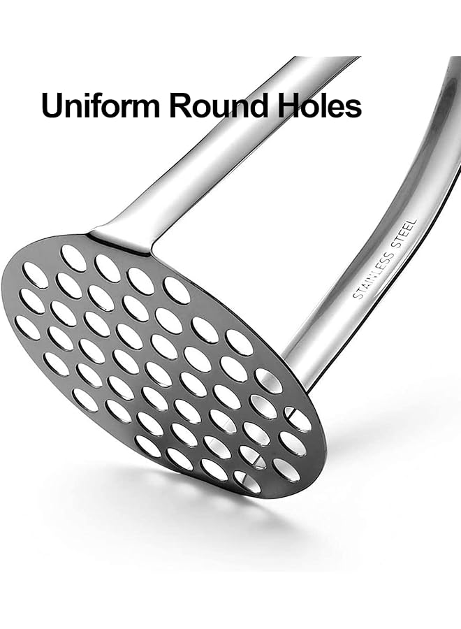 KASTWAVE Potato Masher Stainless Steel Household Heavy Duty Potato Masher Vegetable Masher,Cooking And Kitchen Gadget For Kitchen, Restaurant - Image 2