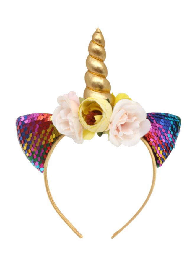 إسكدنيا طوق للشعر بتصميم يونيكورن