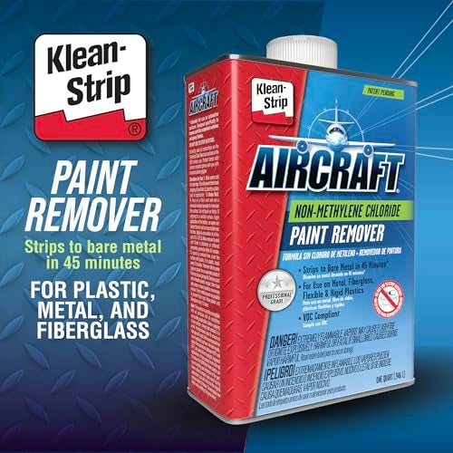 Klean Strip KLEAN-STRIP Aircraft Paint Remover, Professional Grade Paint Stripper for Cars & Metal Surfaces, VOC Compliant, 1 Quart - Image 3