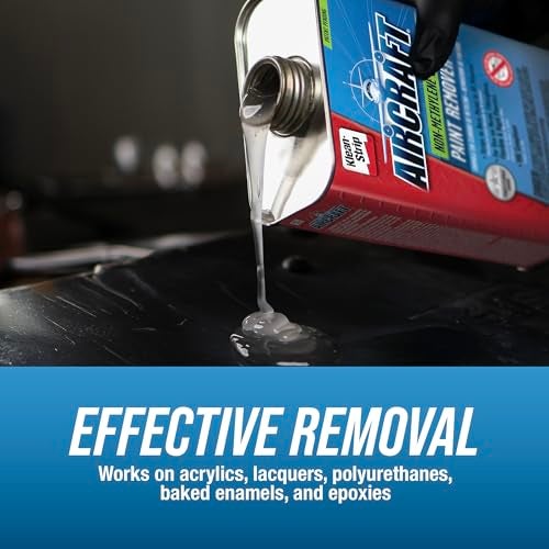 Klean Strip KLEAN-STRIP Aircraft Paint Remover, Professional Grade Paint Stripper for Cars & Metal Surfaces, VOC Compliant, 1 Quart - Image 4