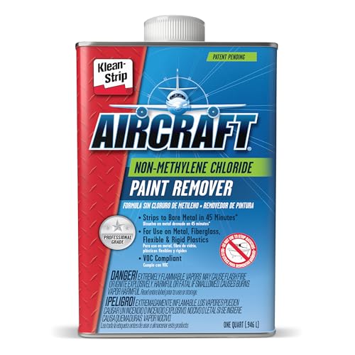 Klean Strip KLEAN-STRIP Aircraft Paint Remover, Professional Grade Paint Stripper for Cars & Metal Surfaces, VOC Compliant, 1 Quart - Image 1