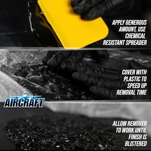 Klean Strip KLEAN-STRIP Aircraft Paint Remover, Professional Grade Paint Stripper for Cars & Metal Surfaces, VOC Compliant, 1 Quart - Image 5