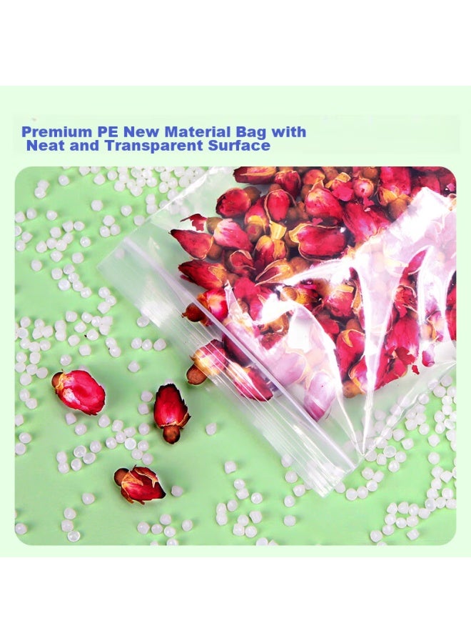 Yessel Yizhixuan Self-Sealing Bags, Size 9, 20*28Cm, 100 Pieces, Thickened, Food Preservation, Transparent Sealing, Plastic Bags For Packaging, Picnic - Image 1