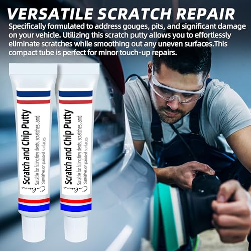 Calvana (2-Pack) Calvana Car Body Filler Repair Kit, Automotive Putty Scratch Filler, Quick-Drying Formula for Minor Touch-ups, Ideal for Car Paint Scratch Removal and Rust, Includes Repair Tools - Image 4