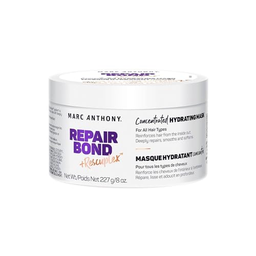 Marc Anthony Repairing Hair Mask Repair Bond Rescuplex Repairs Strengthens Maintains Bonds within Hair Eliminates Frizz Flyaways Reduce Breakage Dry Damaged Hair Professional Treatment - Image 1