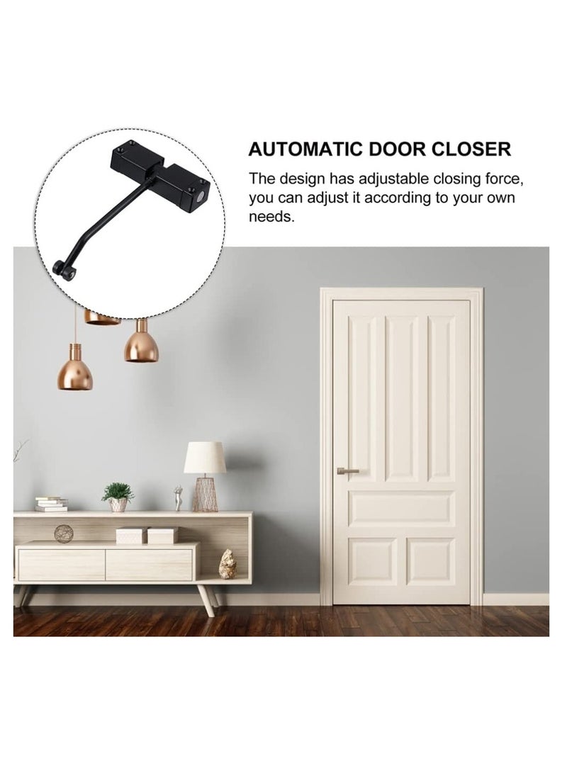 Automatic Door Closer, Stainless Steel Door Closing Controller for Residential Commercial Use,Adjustable Closing Speed System - Image 4