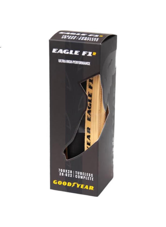 Bicycle Accessories, 700×28 Tire, Eagle F1R, Racing-Grade Lightweight All-Round Vacuum Tire, Ginger Yellow