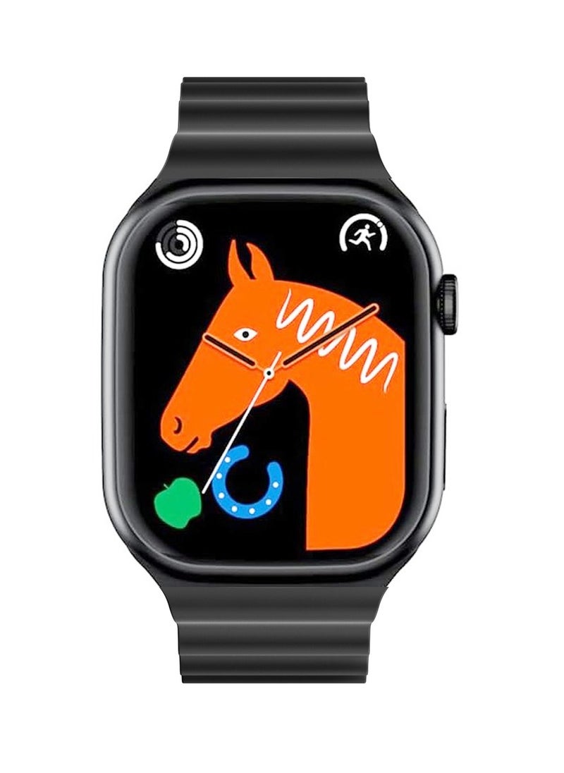 Telzeal Telzeal C53 2.01 Inch Large Screen Display Smart Watch With 2 Pair Strap Wireless Charger and Flying Gyro Black  - Image 2
