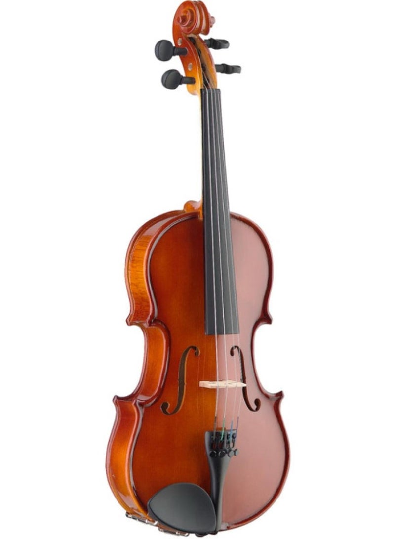 Stagg VN-4/4 EF | 4/4 Solid Maple Violin with Ebony Fingerboard and Soft Case - Image 1