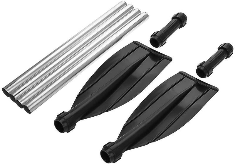 luckyfours SUP Paddle 2 Pieces Adjustable Aluminium SUP Paddle Alloy Shaft Paddle Board Paddles with Glass Fiber Blade for Surfing, Floating,Water Sport - Image 1