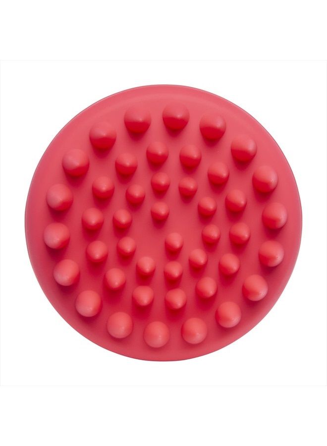 Diane Shampoo Massage Brush, Coral - Image 3