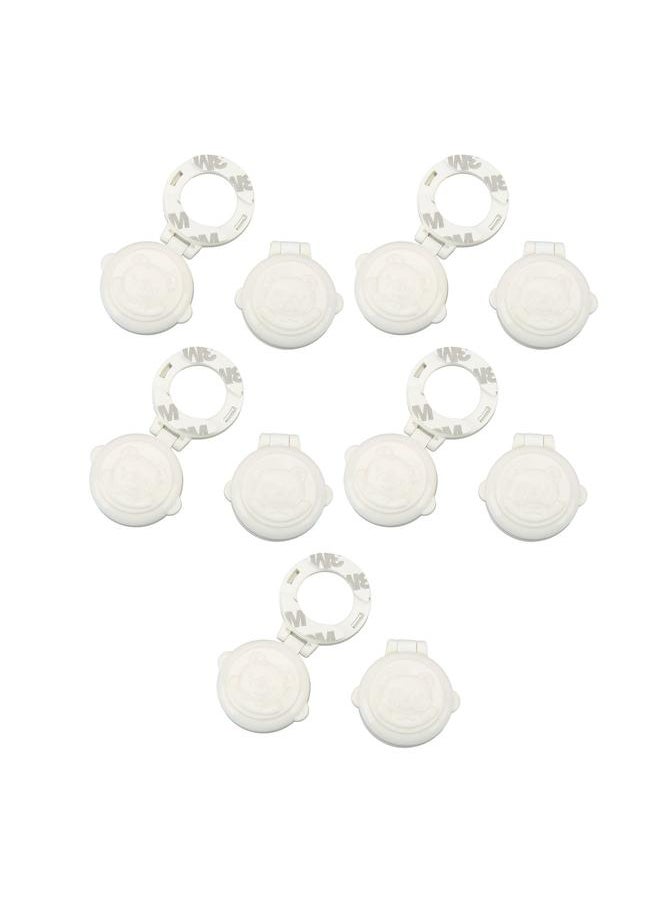 Thoraya 10PCS Children Button Security Lock Baby Toddler Button Safety Lock Button Protection Cover for Car Washer Computer  - Image 5