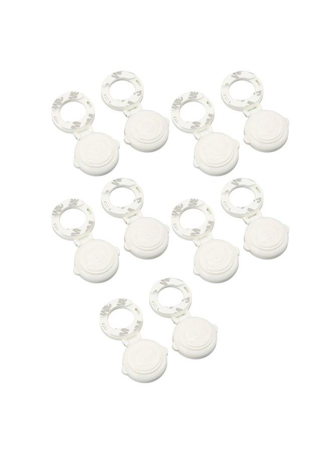 Thoraya 10PCS Children Button Security Lock Baby Toddler Button Safety Lock Button Protection Cover for Car Washer Computer  - Image 4