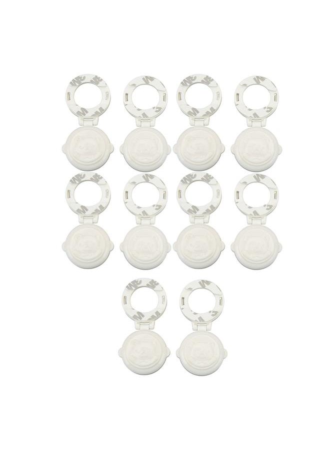 Thoraya 10PCS Children Button Security Lock Baby Toddler Button Safety Lock Button Protection Cover for Car Washer Computer  - Image 1
