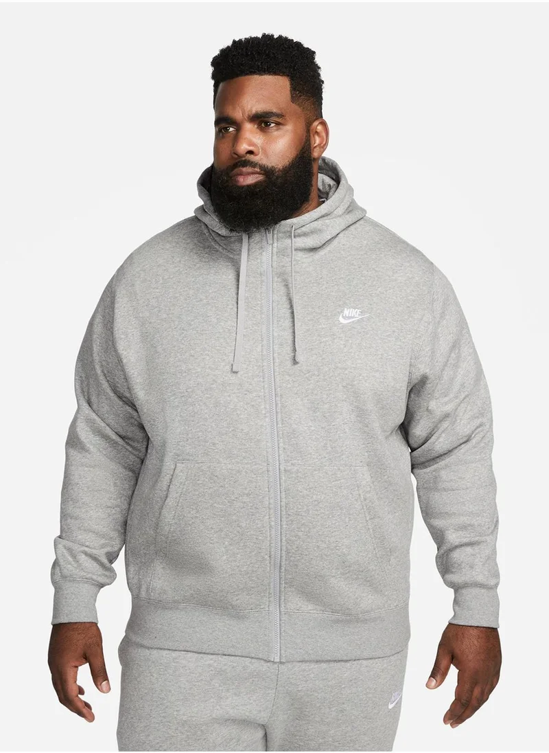 نايكي Nike Sportswear Club Fleece Men's Full-Zip Hoodie