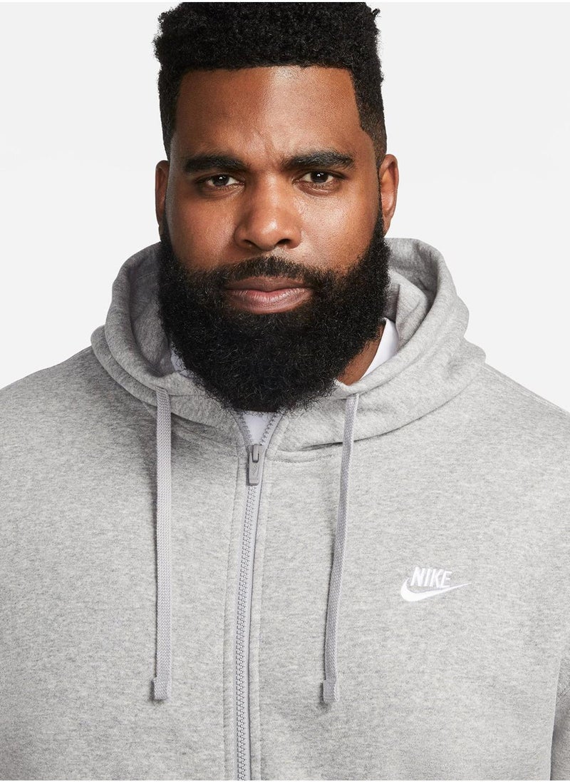 Nike Sportswear Club Fleece Men's Full-Zip Hoodie - Image 3