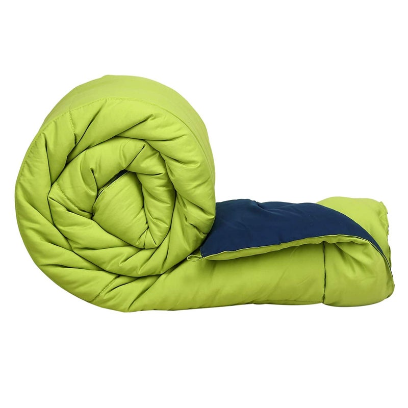 SVT SVT Microfiber 200TC Comforter Single Bed_Green Blue  - Image 1