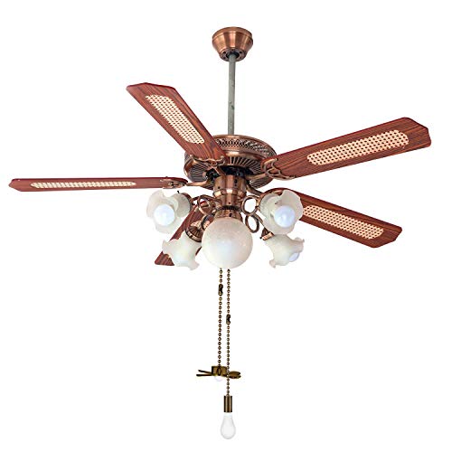 SmoTecQ Ceiling Fan Pull Chain, 120" Rust Proof Copper 3mm Beaded Extension Chains with 12 Matching Connectors, Bronze - Image 2