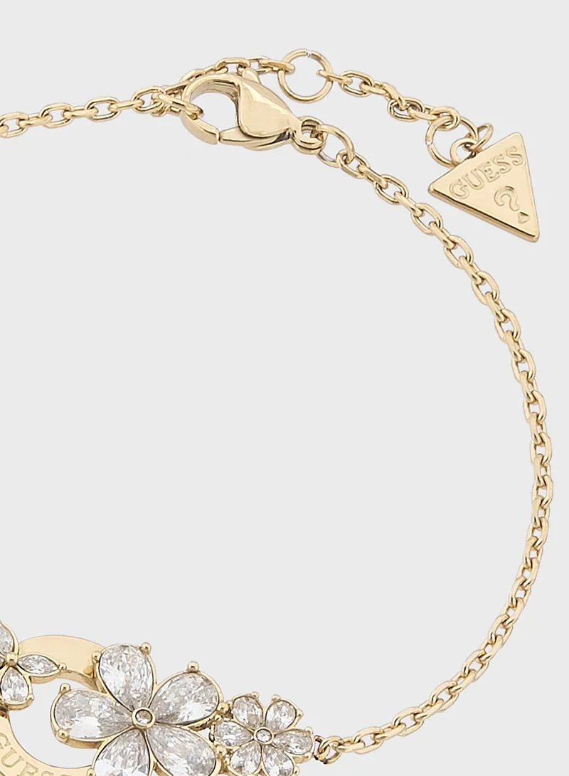 GUESS Lily Flower Singe Bracelet