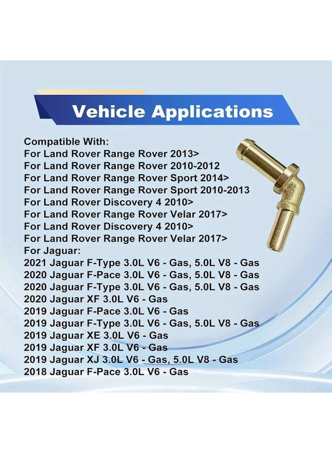 1 Set Water Pump Connecting Pipe Repair Kit For Rover Range Rover Sport Engine LR049990 - Image 3