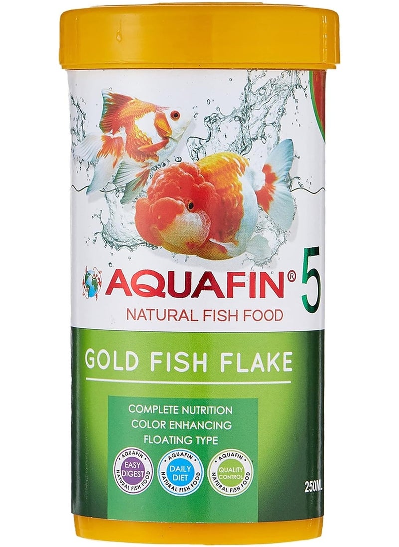 AQUAFIN Gold Fish Flake [Volume - 250ml]  - Image 1