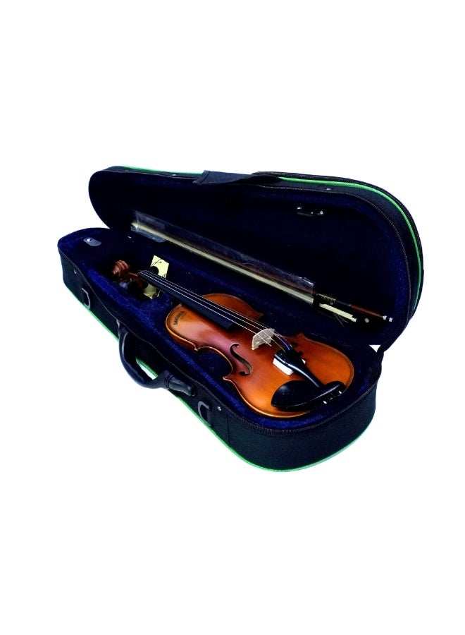 Franz Sandner SV-4 1/8 Size Violin Outfit with Solid Spruce Top and Case – Natural Finish - Image 5