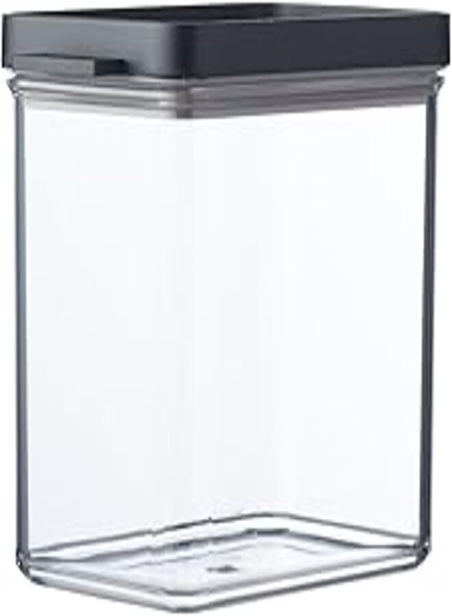 Mepal Mepal Omnia Rectangular Storage Jar, 1100 ml Capacity, Black 