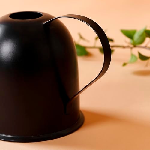 CASA Decor Metal Sleek Black Water Can,Watering Can for Plants, Plant Watering Can,Watering Equipment for Garden, Gardening Tools for Watering, Terrace Garden Accessories - Image 5