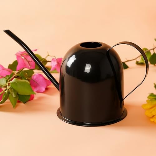 CASA Decor Metal Sleek Black Water Can,Watering Can for Plants, Plant Watering Can,Watering Equipment for Garden, Gardening Tools for Watering, Terrace Garden Accessories - Image 1