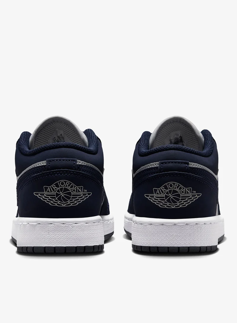 Jordan OBSIDIAN/OBSIDIAN-GREY FOG-PINK FOAM-WHITE Youth Air Jordan 1 Low Gs Emea  | Best Price UAE
