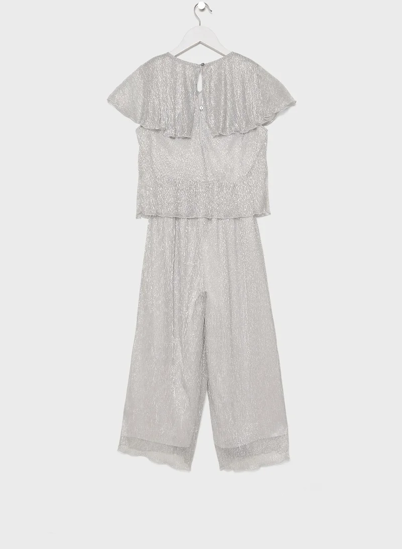 Mango Kids Flared Jumpsuit