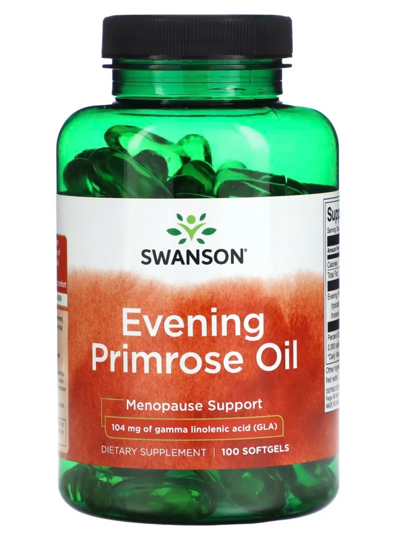 SWANSON Evening Primrose Oil 104 mg 100 Softgels - Image 1