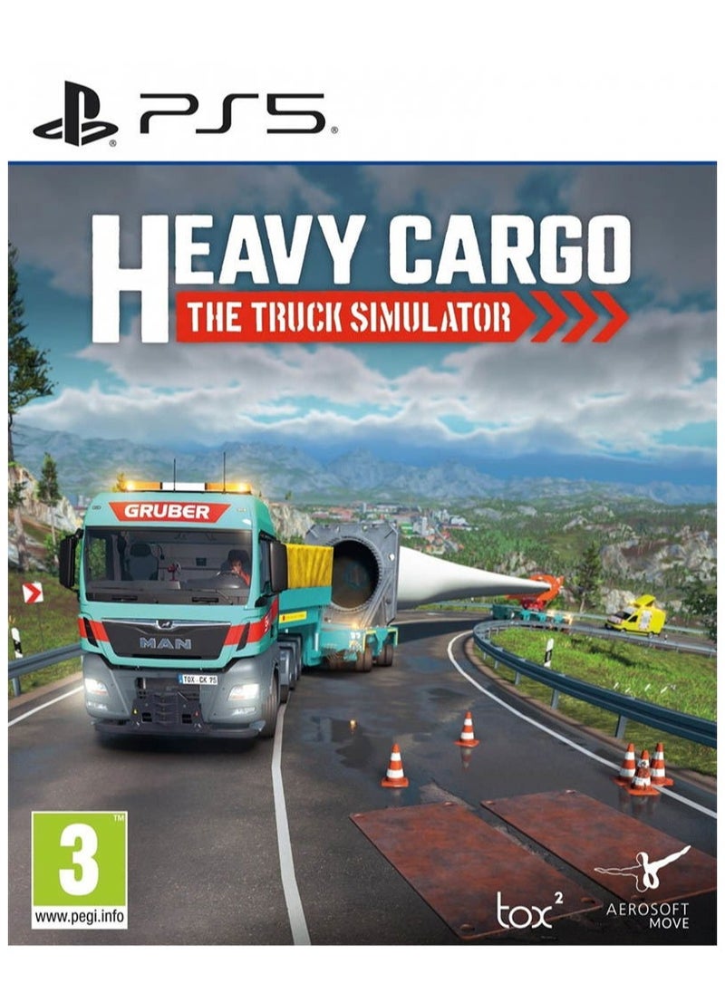بلاي ستيشن Heavy Cargo: The Truck Simulator للـ PS5 - لعبة محاكاة نقل الشاحنات  - Image 1