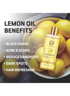 Nuerma Science Lemon Oil And Castor Oil For Skin And Hair (Pack Of 2 200Ml Each)  - Image 4