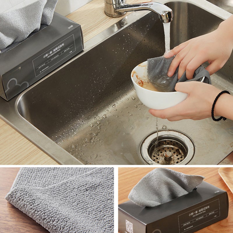 Kitchen Towel Hand Towel Household Cleaning Tools Cleaning Supplies Bathroom Accessories Cloth Multifunctional Extractable Wipes - Image 4
