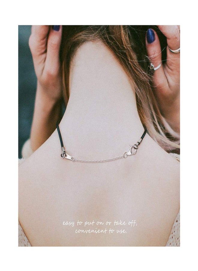 أليكس كرافت سلسلة قلادة من الذهب الأبيض، سوار من الفضة الإسترلينية 925، سلسلة تمديد للكاحل لصنع المجوهرات (1 2 3 بوصة) - Image 5