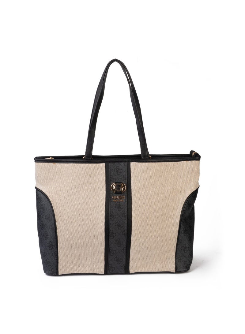 GUESS Kerima Tote Handbag for Women, Black - Image 1