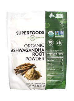 MRM Nutrition Organic Ashwagandha Root Powder 4 oz 113 g 