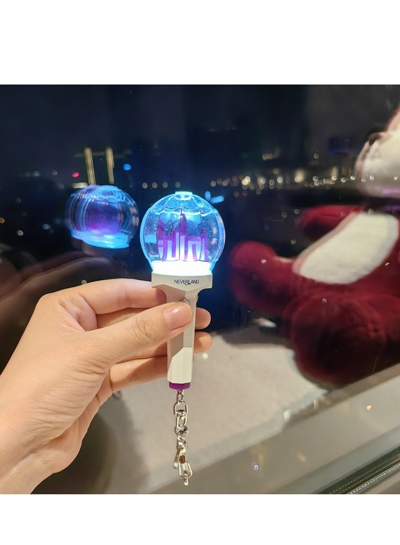 (G I-DLE Lightstick Keychain Kpop Merch Mini Light Stick  Lightstick Concert Gift for NEVELAND Collection  - Image 3