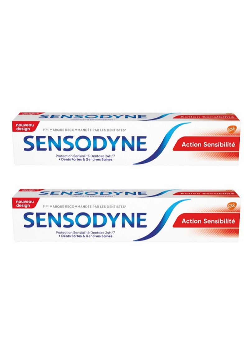 Sensodyne - Pack Of 2 Sensodyne Sensitive Toothpaste 75 ml - Image 1