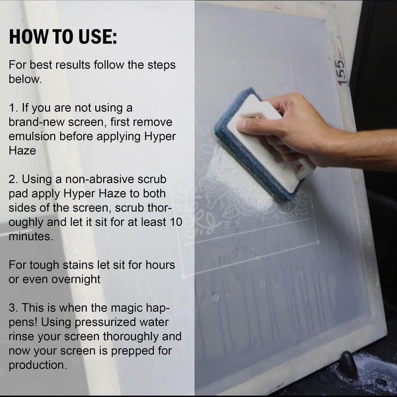 Screen Print Direct إيكوتكس® مزيل الضباب الشامل للطباعة بالشاشة (ربع - 32 أونصة) - مزيل ضباب صديق للبيئة ومزيل دهون، مزيل حبر بلاستيسول وحبر مائي - منظف للشاشة للطباعة بالشاشة - Image 5