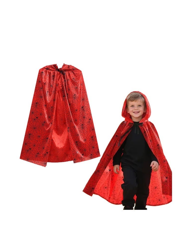 هوم سمارت عباءة ساحرة أو ساحر للهالوين، مناسبة للرجال والنساء والأطفال، مثالية للاستخدام في المدرسة أو الألعاب الترفيهية أو حفلات الهالوين، متوفرة باللونين الأحمر.