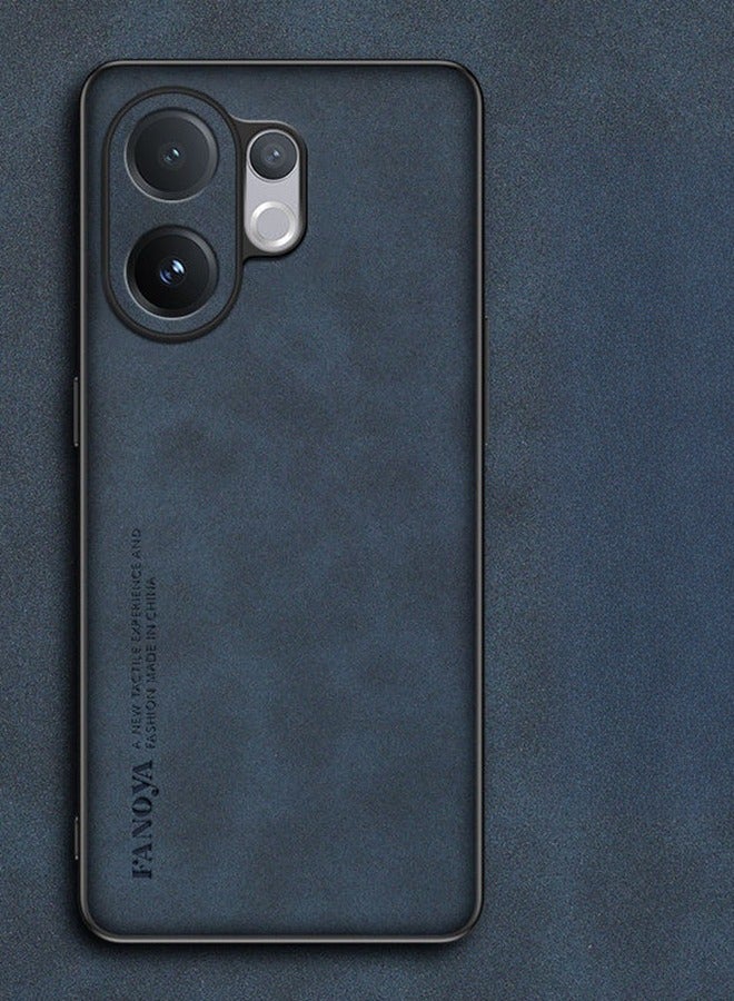 for Vivo V60 5G Case, Imitation Sheepskin Leather Case Matte Bumper ，Military Grade Protection， Premium Texture Shockproof Vivo V60 Cover - Image 2