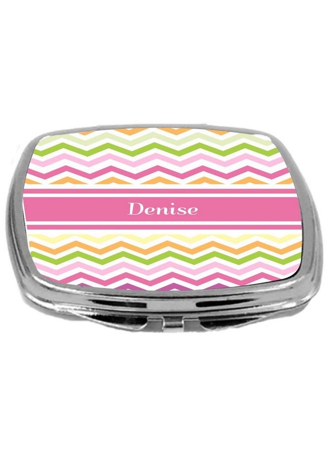 Pink Chevron Name Design Compact Mirror, Denise, 3 Ounce - pzsku/ZF486E9B0661B9B682BEEZ/45/_/1721572865/88c1c100-3960-44df-91ce-a7d11564529f