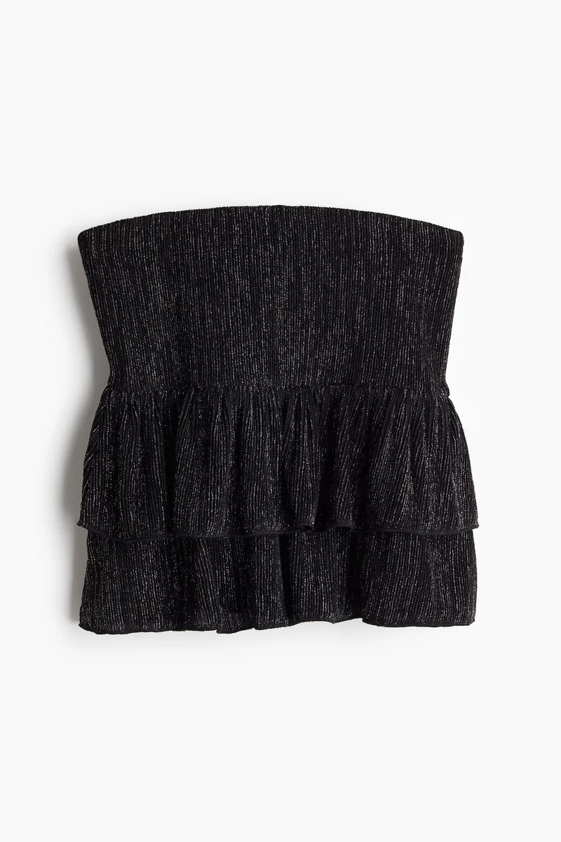 H&M Glittery Bandeau Top