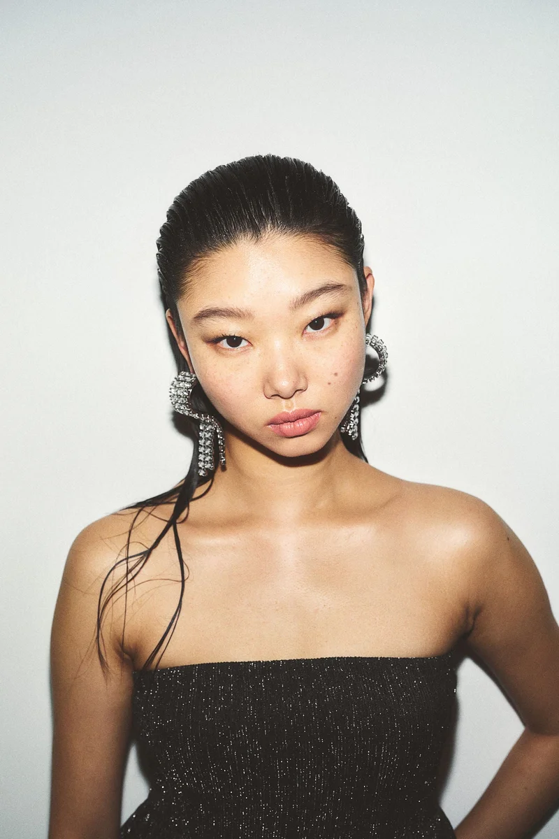 H&M Glittery Bandeau Top